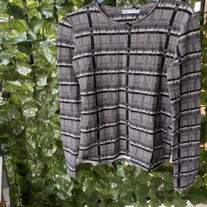 Textured Sweater with Buttons